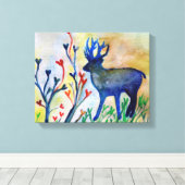 トナディアラブハート魔法ウォーター色プリント キャンバスプリント (インサイチュ (ウッドフロア))