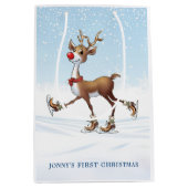 トナディアルドルフベビー初めてのクリスマス抱き枕 ミディアムペーパーバッグ (正面)