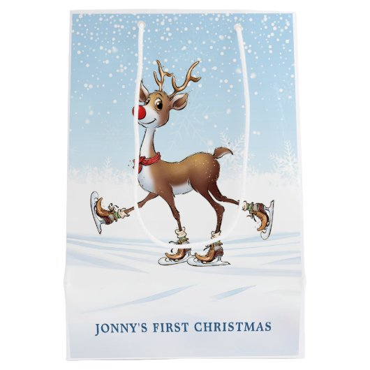 トナディアルドルフベビー初めてのクリスマス抱き枕 ミディアムペーパーバッグ (裏面)