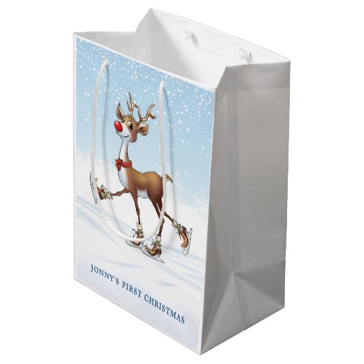 トナディアルドルフベビー初めてのクリスマス抱き枕 ミディアムペーパーバッグ (裏面アングル)