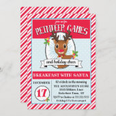 トナディゲームズクリスマスパーティの招待状 招待状 (正面/裏面)