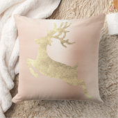 トナディシャンペーンピンクローズ金ゴールド赤面メタリック クッション (ブランケット)