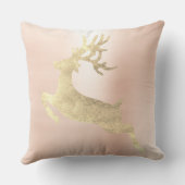 トナディシャンペーンピンクローズ金ゴールド赤面メタリック クッション (裏面)