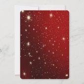 トナディースサンタクロースレイ金ゴールドクリスマスパーティー 招待状 (裏面)