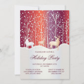 トナディースノーウィクリスマスパーティーホリデー招待状 招待状 (正面)