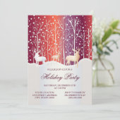 トナディースノーウィクリスマスパーティーホリデー招待状 招待状 (スタンド正面)