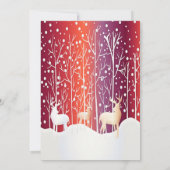 トナディースノーウィクリスマスパーティーホリデー招待状 招待状 (裏面)