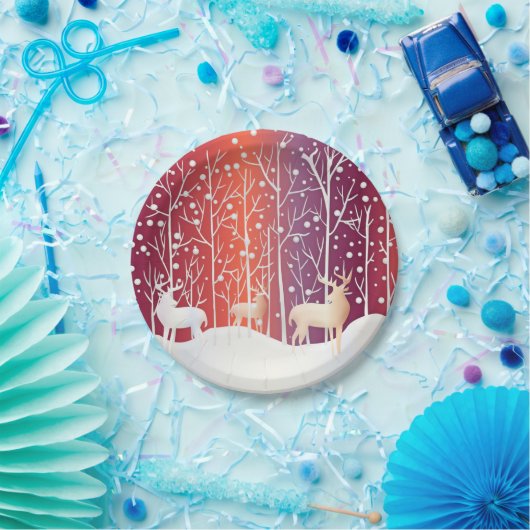 トナディースノーウィホリデイ紙プレート ペーパープレート (パーティー)