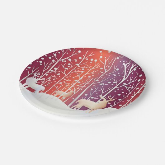 トナディースノーウィホリデイ紙プレート ペーパープレート (アングル)