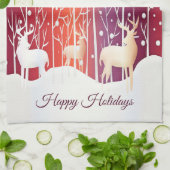 トナディースノーウィホリデー キッチンタオル (折り畳み)