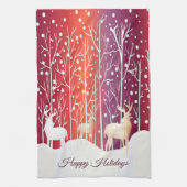 トナディースノーウィホリデー キッチンタオル (縦)