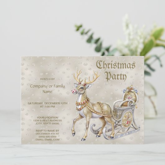 トナディースライクリスマスパーティの招待状 招待状 (スタンド正面)