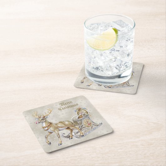 トナディースライホリデイ紙コースター スクエアペーパーコースター (インサイチュ)