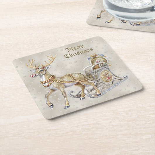 トナディースライホリデイ紙コースター スクエアペーパーコースター (アングル)