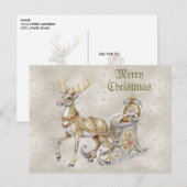 トナディースライホリデークリスマスポストカード ポストカード (正面/裏面)