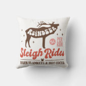 トナディースリーライドヴィンテージクリスマス クッション (裏面)