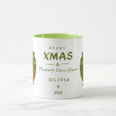 トナパーソナライズされたカイ付きクリスマスマグ | ホリデー マグカップ (中央)