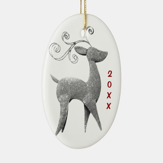 トナパーソナライズされたークリスマスフォトオーナメント セラミックオーナメント (右)