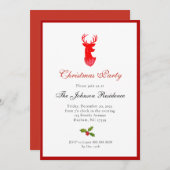 トナモダンークリスマスホリデーパーティー 案内状 (正面/裏面)