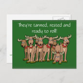 トナユーモアのあるーカードまたはシール シーズンポストカード (正面/裏面)