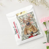 トナリーキャッシュサンタバックスクリスマス宝くじチケット フェイバーバッグ (封をした状態)