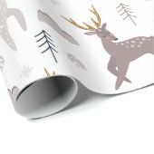 トナリークリスマスウィンターホリデーパターン ラッピングペーパー (ロールコーナー)