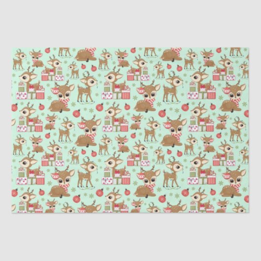 トナリークリスマスギフトオーナメントスノーフレークグリーン 薄葉紙 (正面)