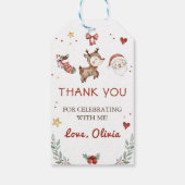 トナリークリスマスサンタ誕生日好意ギフトラベル ギフトタグ (裏面)