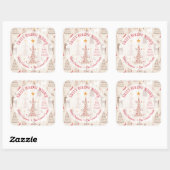 トナリークリスマスツリーズホームメイドホリデイベーキング スクエアシール (シート)