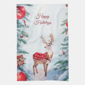 トナリークリスマスホリデーキッチンタオル キッチンタオル (縦)