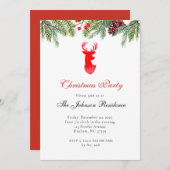トナリークリスマスホリデーパーティー 案内状 (正面/裏面)
