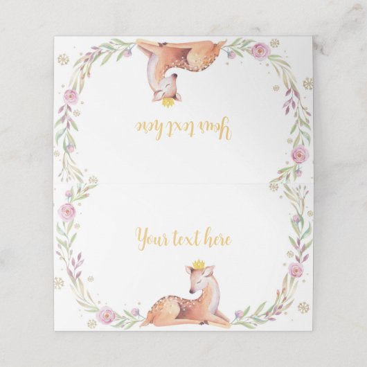 トナリークリスマス誕生日食品座席表 プレイスカード (外部開封)