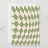 トナリーサンタベビークリスマスベビーシャワー 招待状 (裏面)