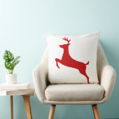 トナリージャンプクリスマスレッドシルエットTシャツ クッション (椅子)
