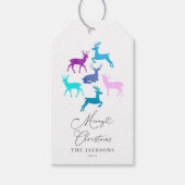 トナリーメリークリスマスキャンディパステル ギフトタグ (正面)