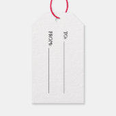 トナリーメリークリスマスホリーリース ギフトタグ (裏面)