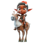 トナリーライダークリスマス小妖精や小人ホワイトギフトラベル ギフトタグ