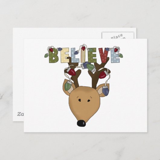 トナ信じーホリデーTシャツとギフト シーズンポストカード (正面/裏面)