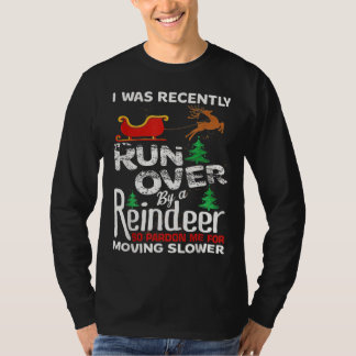 トナ得走イのクリスマスに来たおばあちゃん Tシャツ