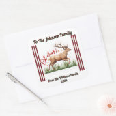 トナ楽しむカイのクリよくはしゃぐスマス！ スクエアシール (封筒)