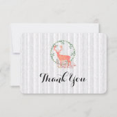 トナ素朴イ植物学結婚の感謝 招待状 (正面)