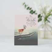 トナ風変わりカイ・ホリデー引用文のコラージュ ポストカード (スタンド正面)