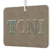 トニオックスフォードツイードデザイン カーエアーフレッシュナー (左)