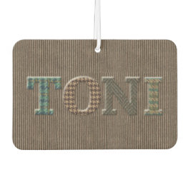 トニオックスフォードツイードデザイン カーエアーフレッシュナー