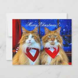 トニーとテディのクリスマスカード ノートカード