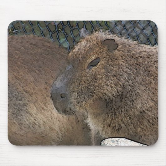 トニーカピバラ マウスパッド (正面)