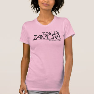 トニージョーサモラ-プロ女性Tシャツへの道 Tシャツ