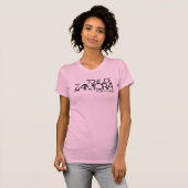 トニージョーサモラ-プロ女性Tシャツへの道 Tシャツ (正面フル)