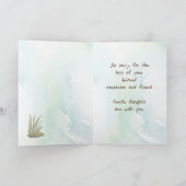 トニーズキャットペット悔やみや弔慰オーバーレインボーブリッジ カード (内部)