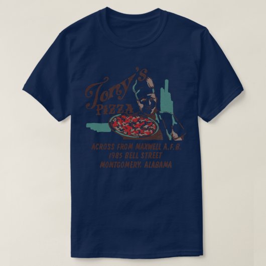 トニーズピザTシャツ Tシャツ (デザイン正面)